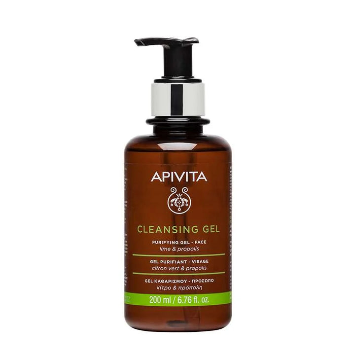 PIEL GRASA - APIVITA PURIFYING CLEANSING GEL FACE 200ML