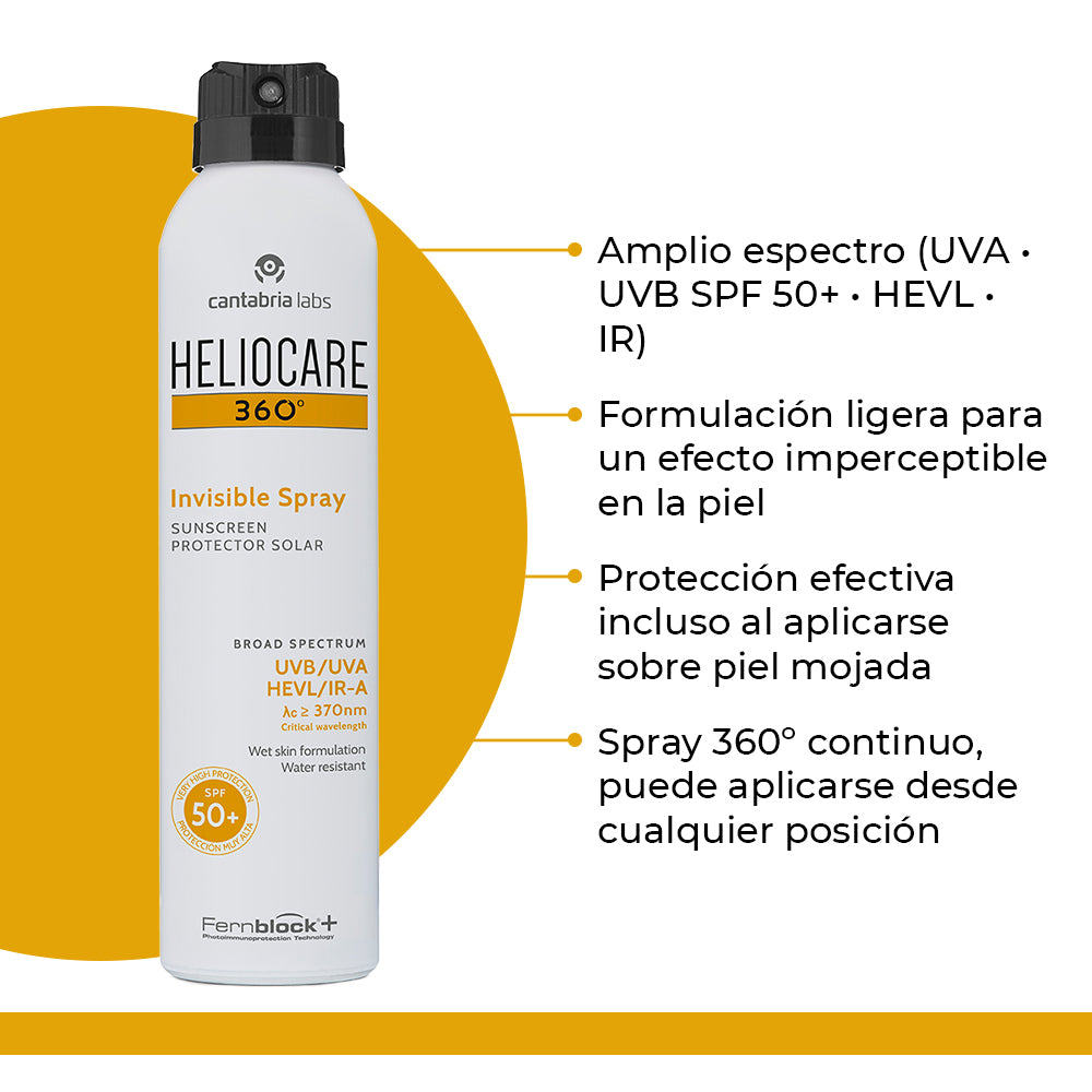 HELIOCARE 360° INVISIBLE SPRAY SPF 50+ 200ML
