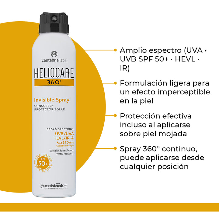 HELIOCARE 360° INVISIBLE SPRAY SPF 50+ 200ML
