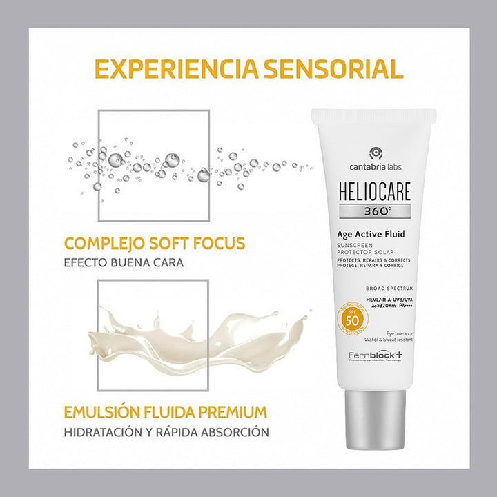 HELIOCARE 360° AGE ACTIVE FLUID SPF50+ 50ML
