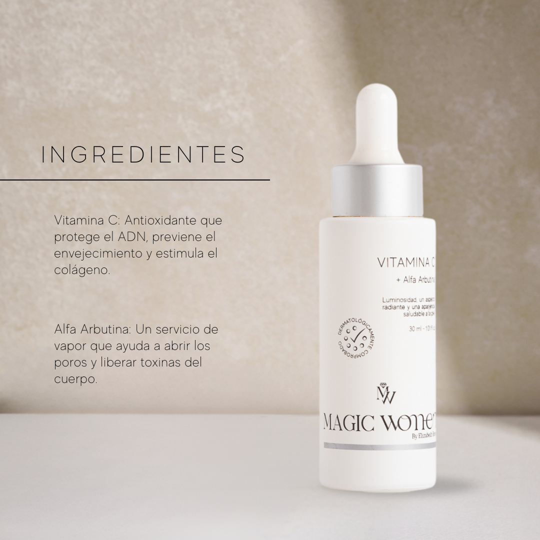 Stabilized Vitamin C Serum with Alpha Arbutin