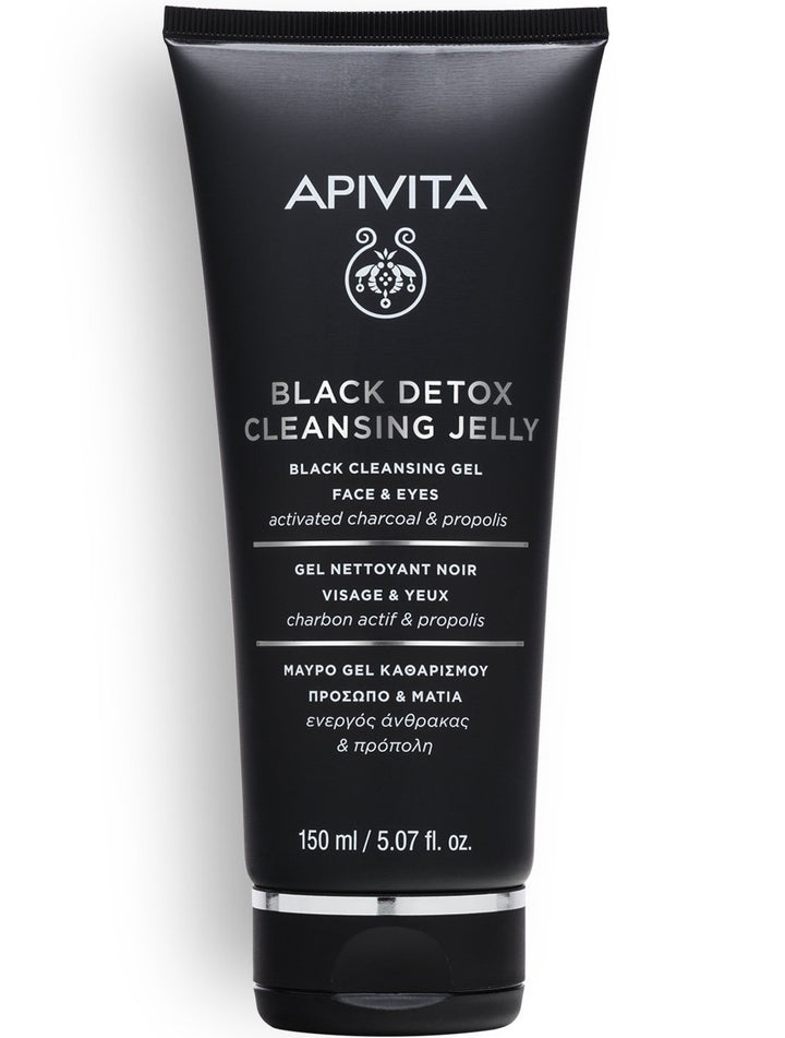 PIEL MIXTA O GRASA - APIVITA BLACK DETOX CLEANSING FACE & EYES GEL 150ML