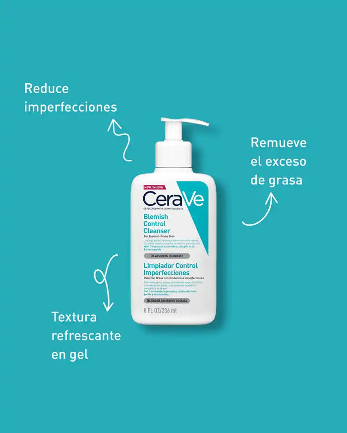 Cerave Limpiador Control Imperfecciones X 236 Ml