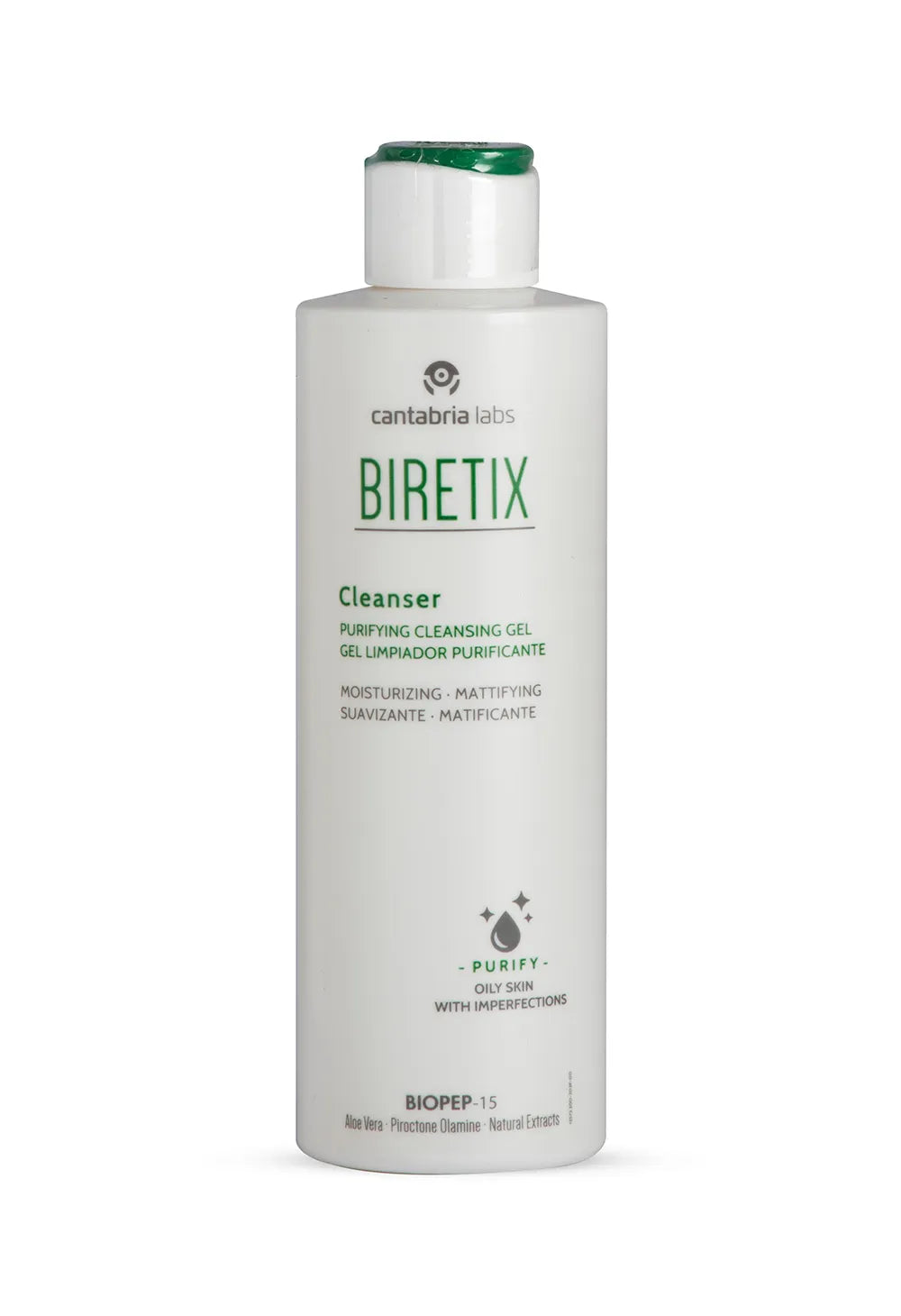 PIEL MIXTA, GRASA O CON TENDENCIA ACNEICA - BIRETIX CLEANSER GEL LIMPIADOR 200ML