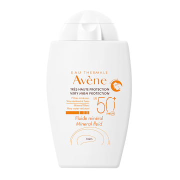 Avene Solar Fluido Mineral Spf 50+ Sin Color X 40 Ml