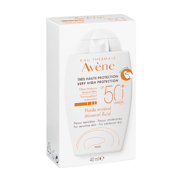Avene Solar Fluido Mineral Spf 50+ Sin Color X 40 Ml