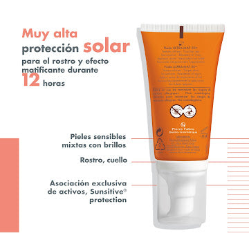 Avene Ultra Fluid Mat Perfect color Spf 50+ X 50 Ml